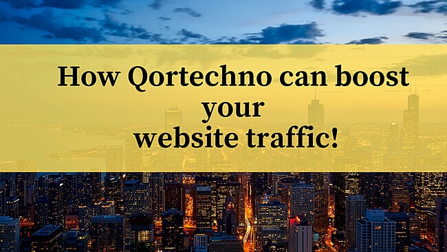how qortechno.com can help you to improve website traffic!